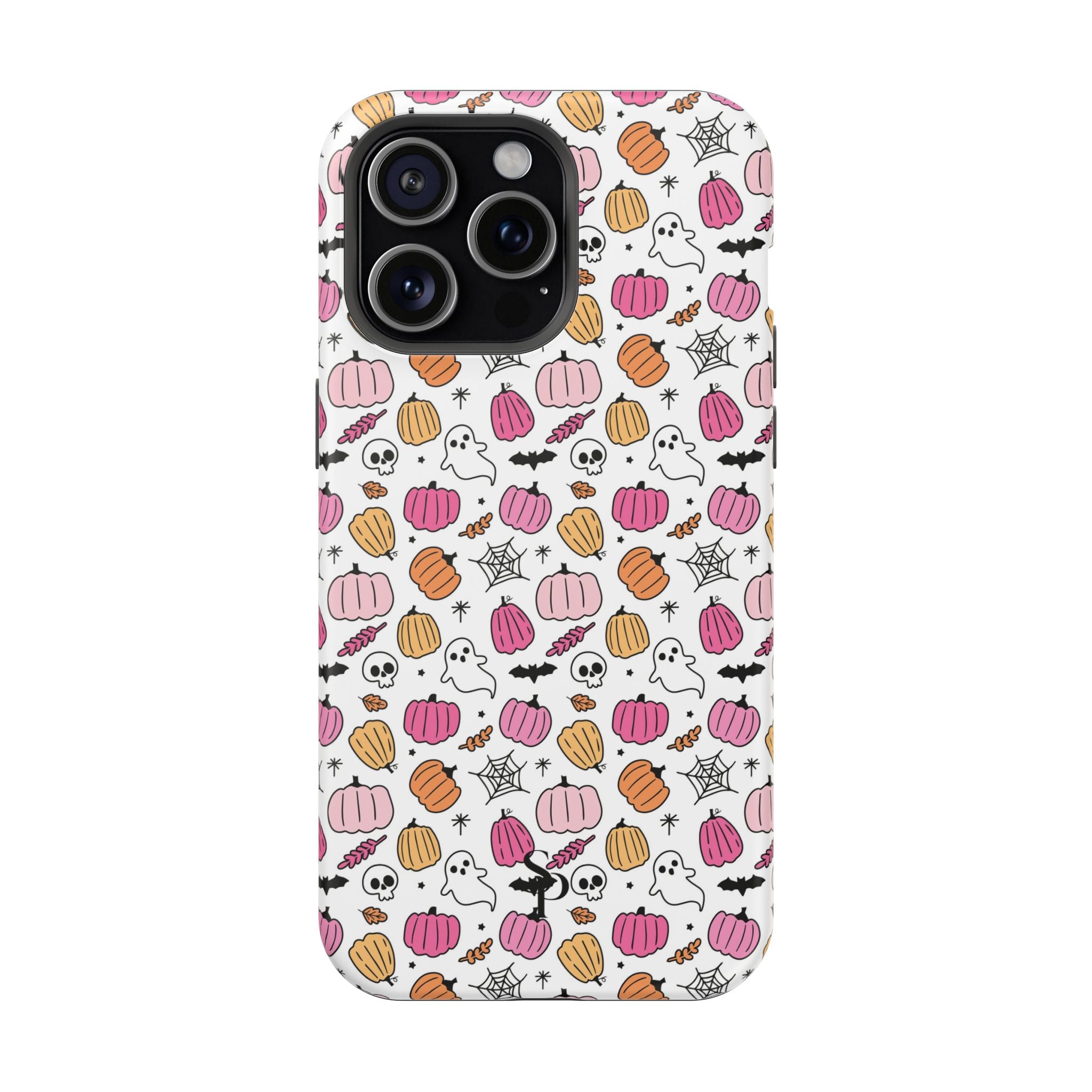 Pink Halloween Impact-Resistant Cases