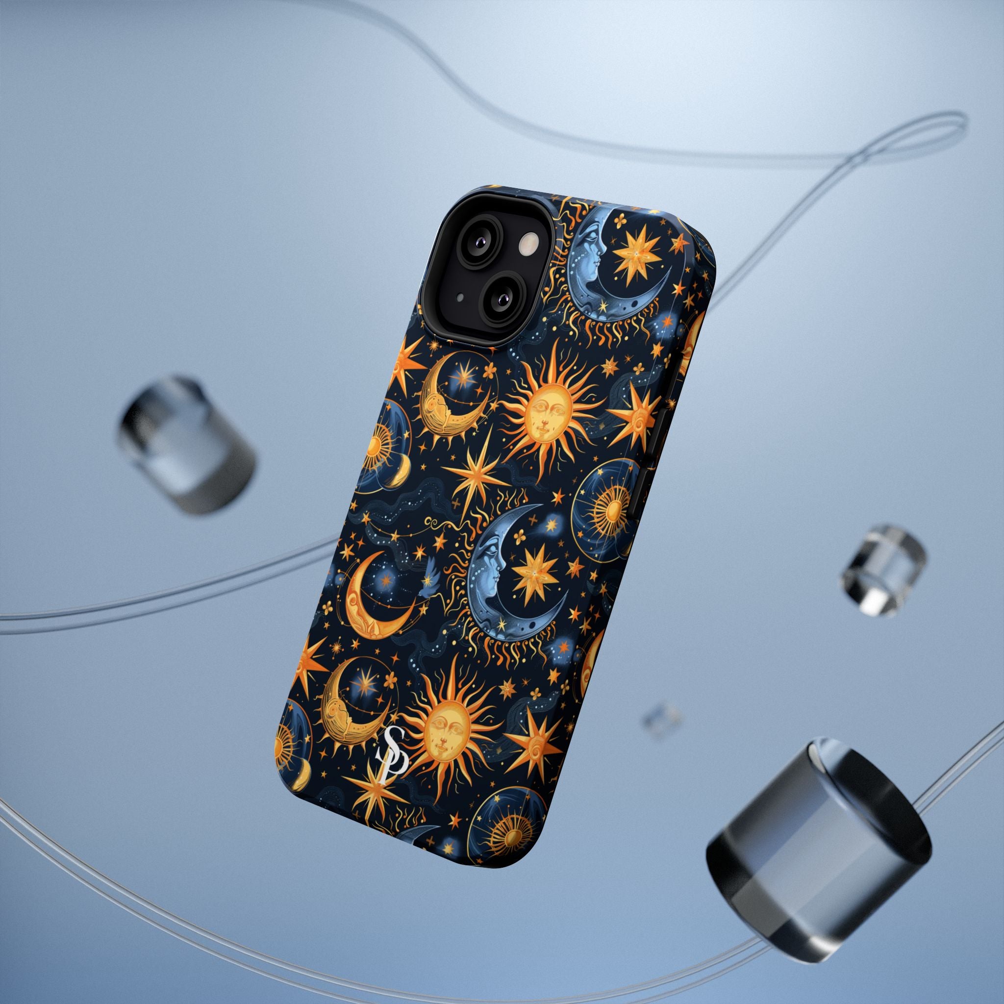 Celestial Sun and Moon Impact-Resistant Phone Case