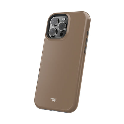 Brown Magnetic Tough Cases for Phones - Secure & Sleek Design