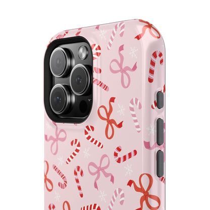 Candy Cane Impact-Resistant Phone Case - Limited Edition