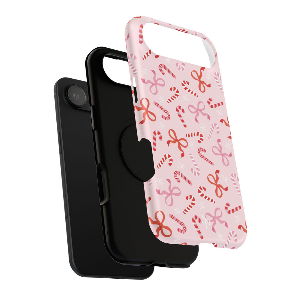 Candy Cane Impact-Resistant Phone Case - Limited Edition