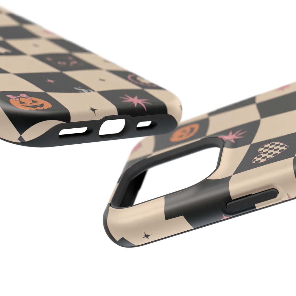Halloween Checkerboard Magnetic Phone Case