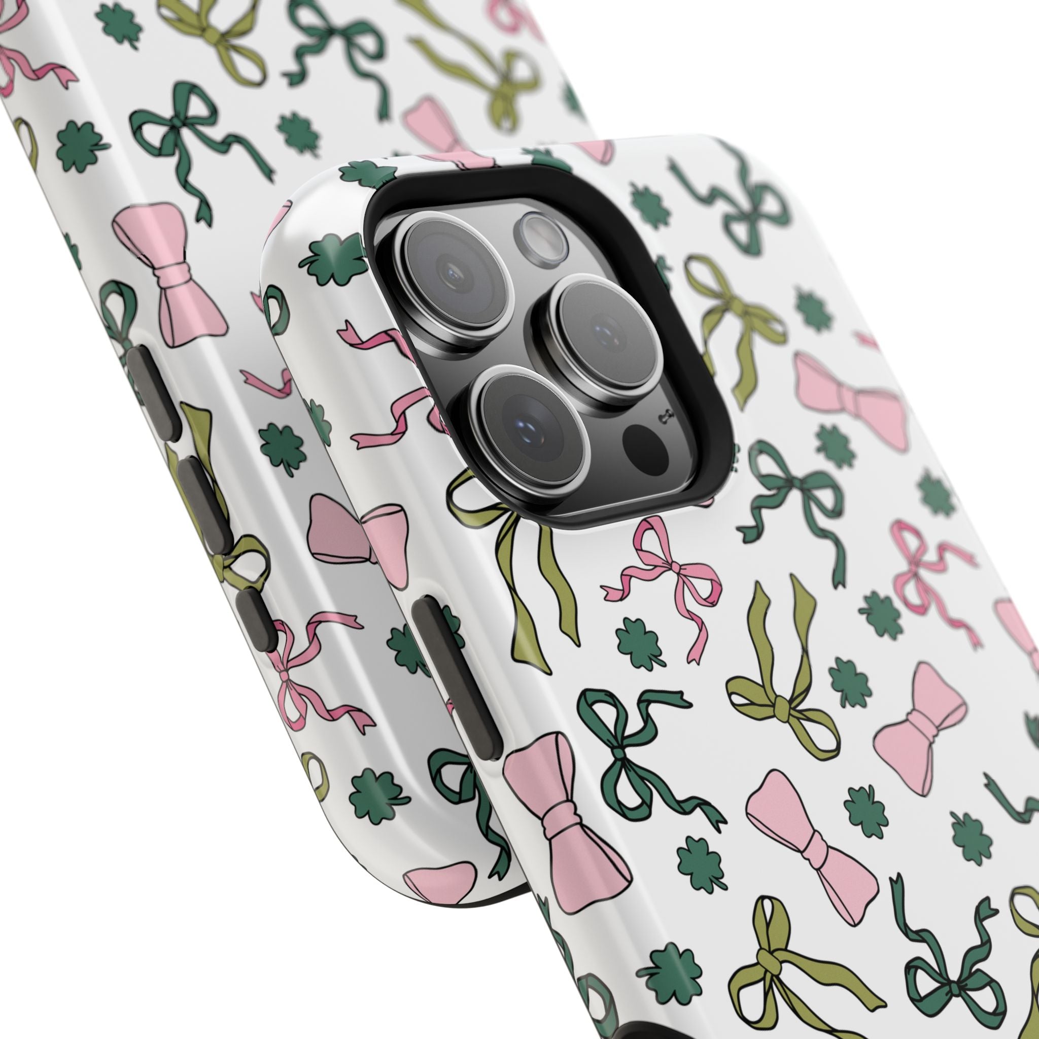 Bows and Shamrocks Magnetic Phone Case