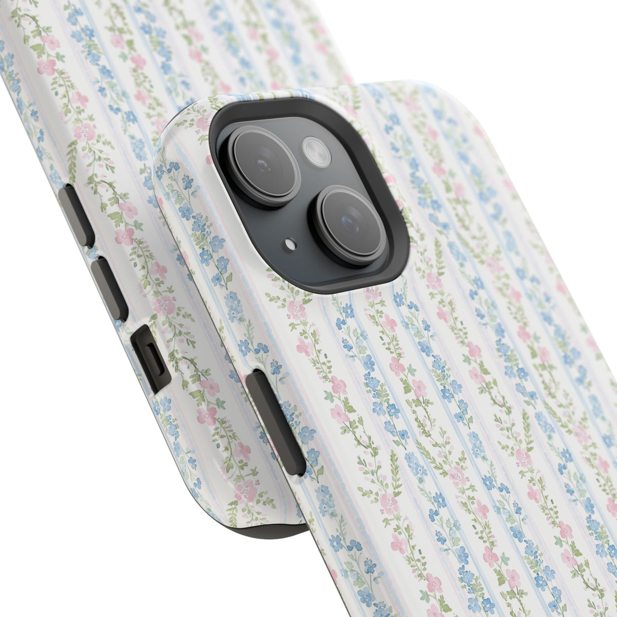 Pastel Floral Pattern Magnetic Tough Case