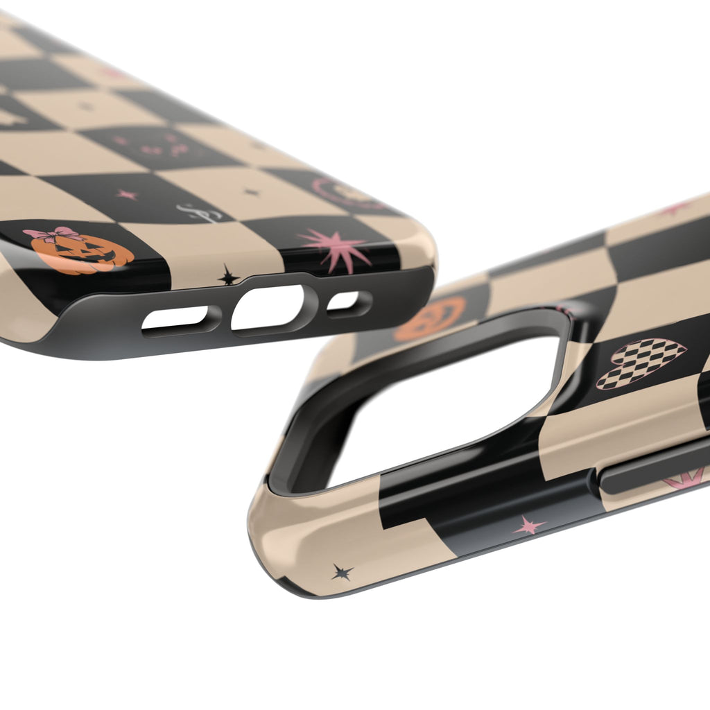 Halloween Checkerboard Magnetic Phone Case