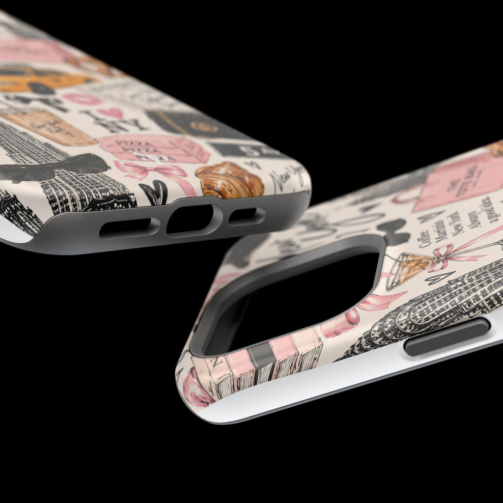 Pink New York Magnetic Phone Case