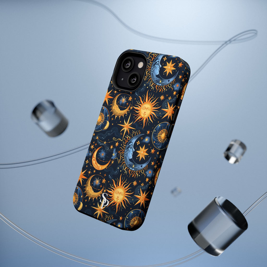 Celestial Sun and Moon Impact-Resistant Phone Case