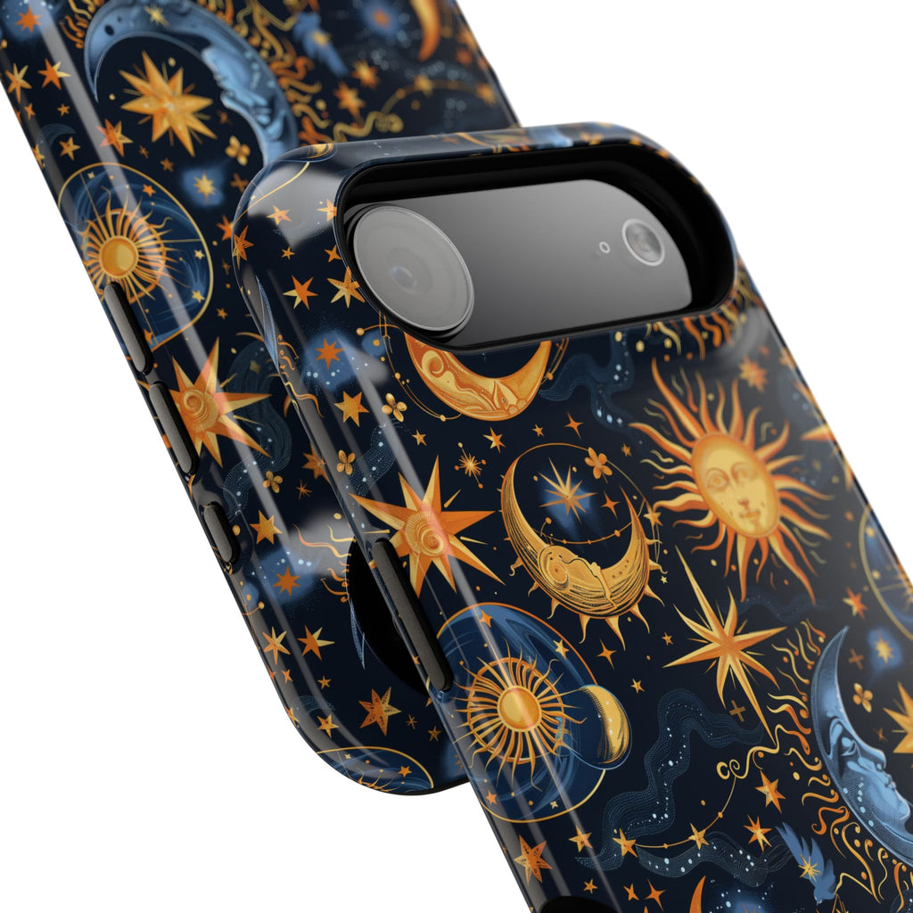 Celestial Sun and Moon Impact-Resistant Phone Case
