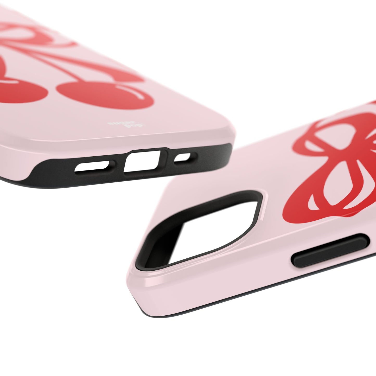 Cherry Bow Impact-Resistant Phone Case