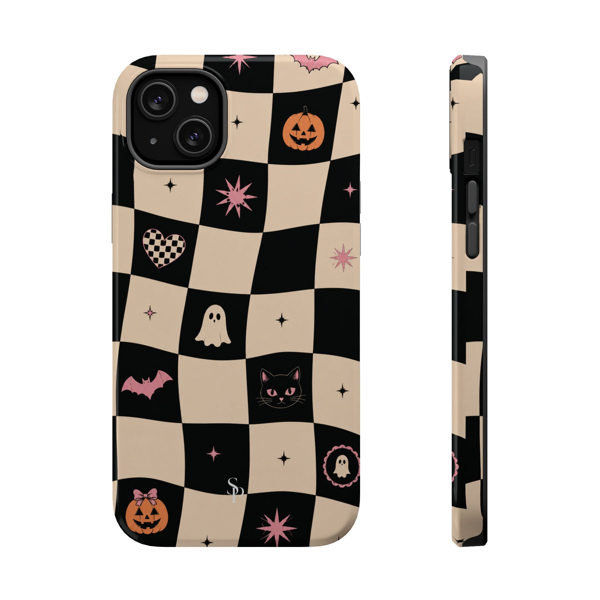 Halloween Checkerboard Magnetic Phone Case