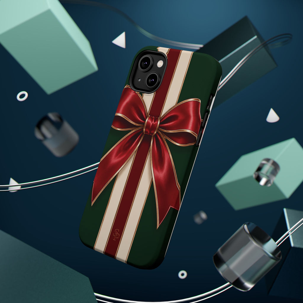 Christmas Gift Bow Magnetic Phone Case