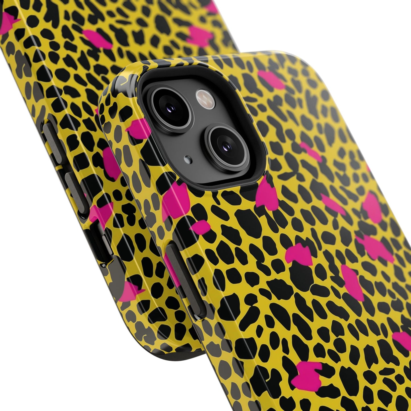 Leopard Print Impact-Resistant Phone Case