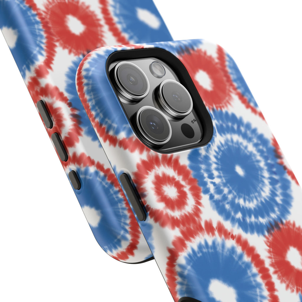 Patriotic Tie Dye Impact Resistant Phone Case