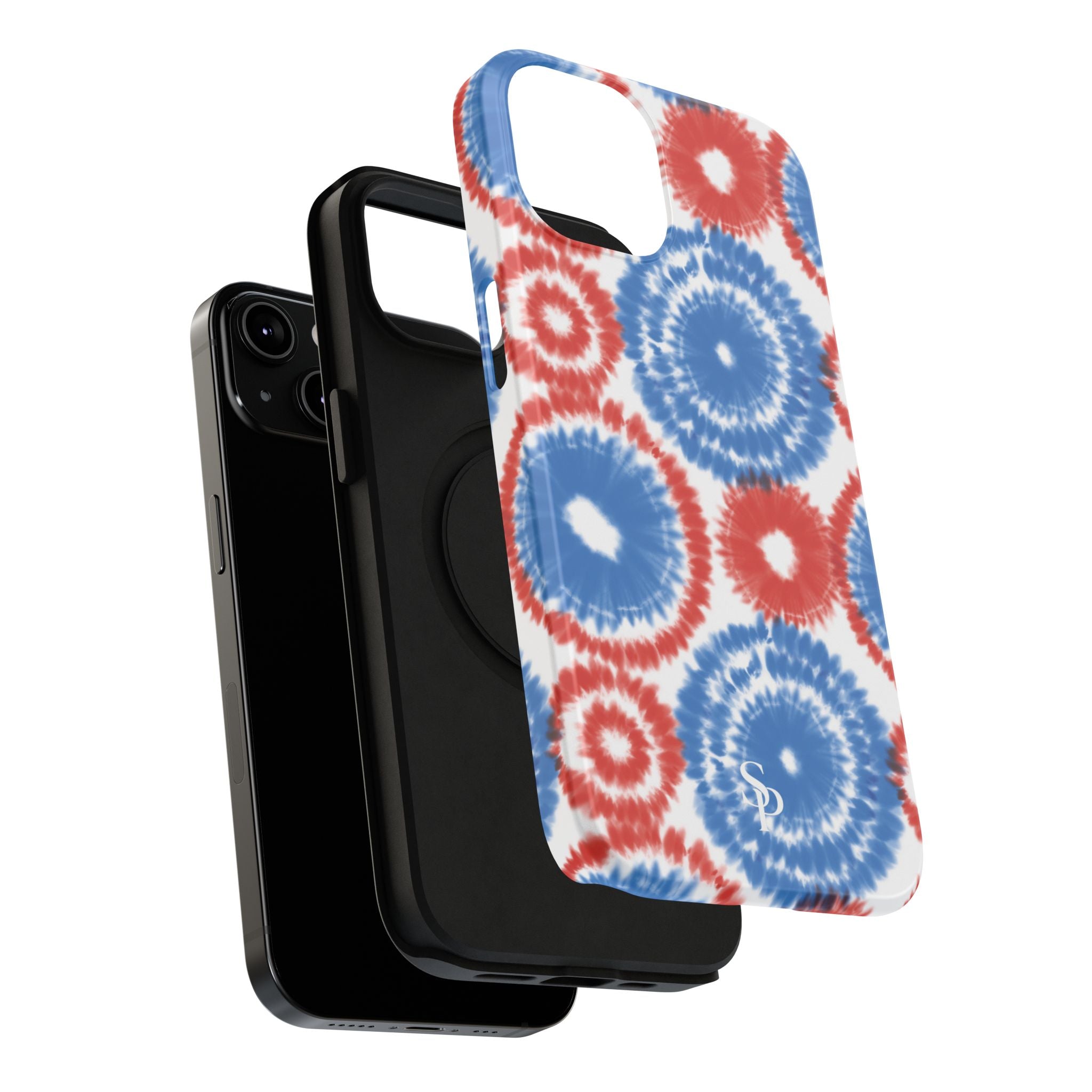 Patriotic Tie Dye Impact Resistant Phone Case