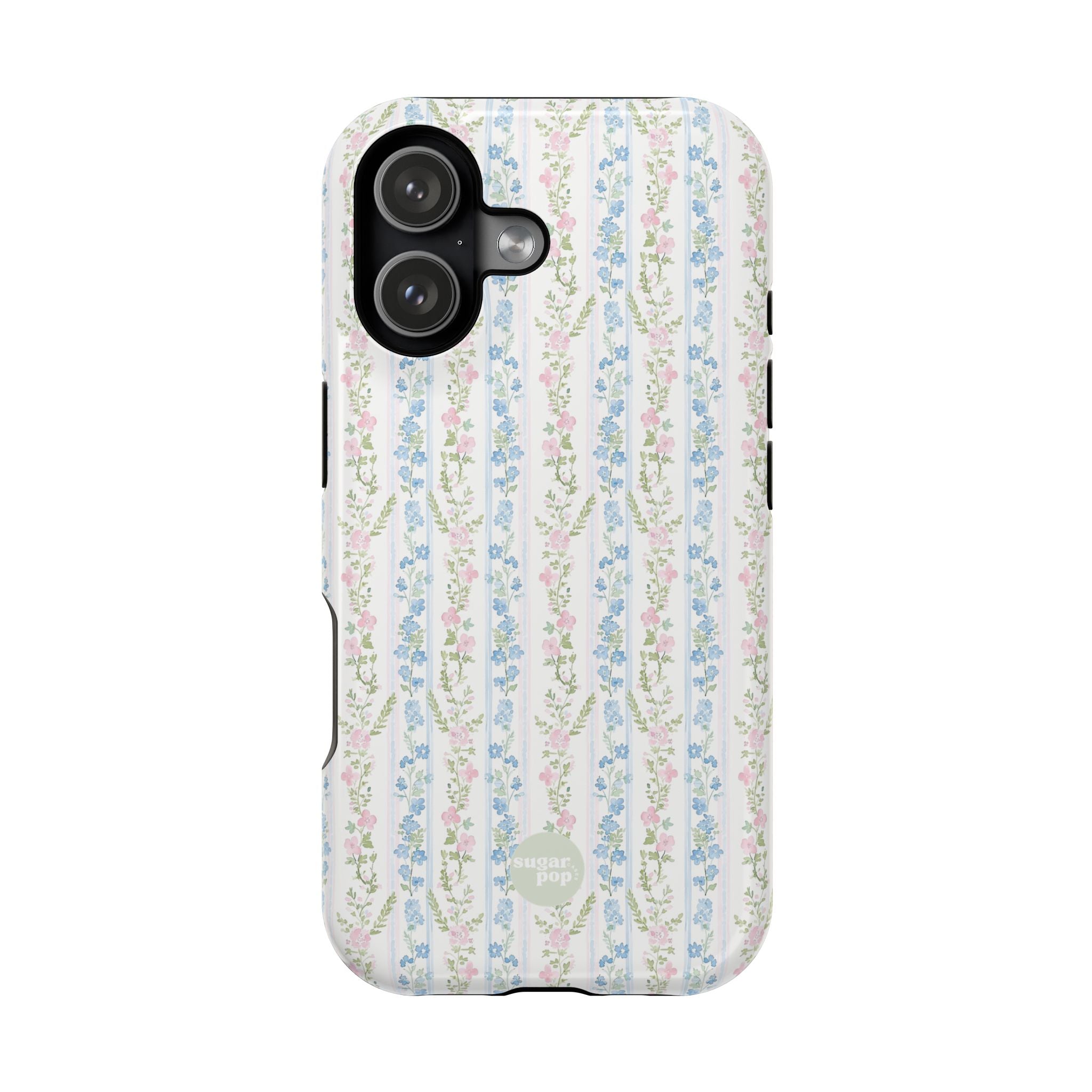 Pastel Floral Pattern Magnetic Tough Case