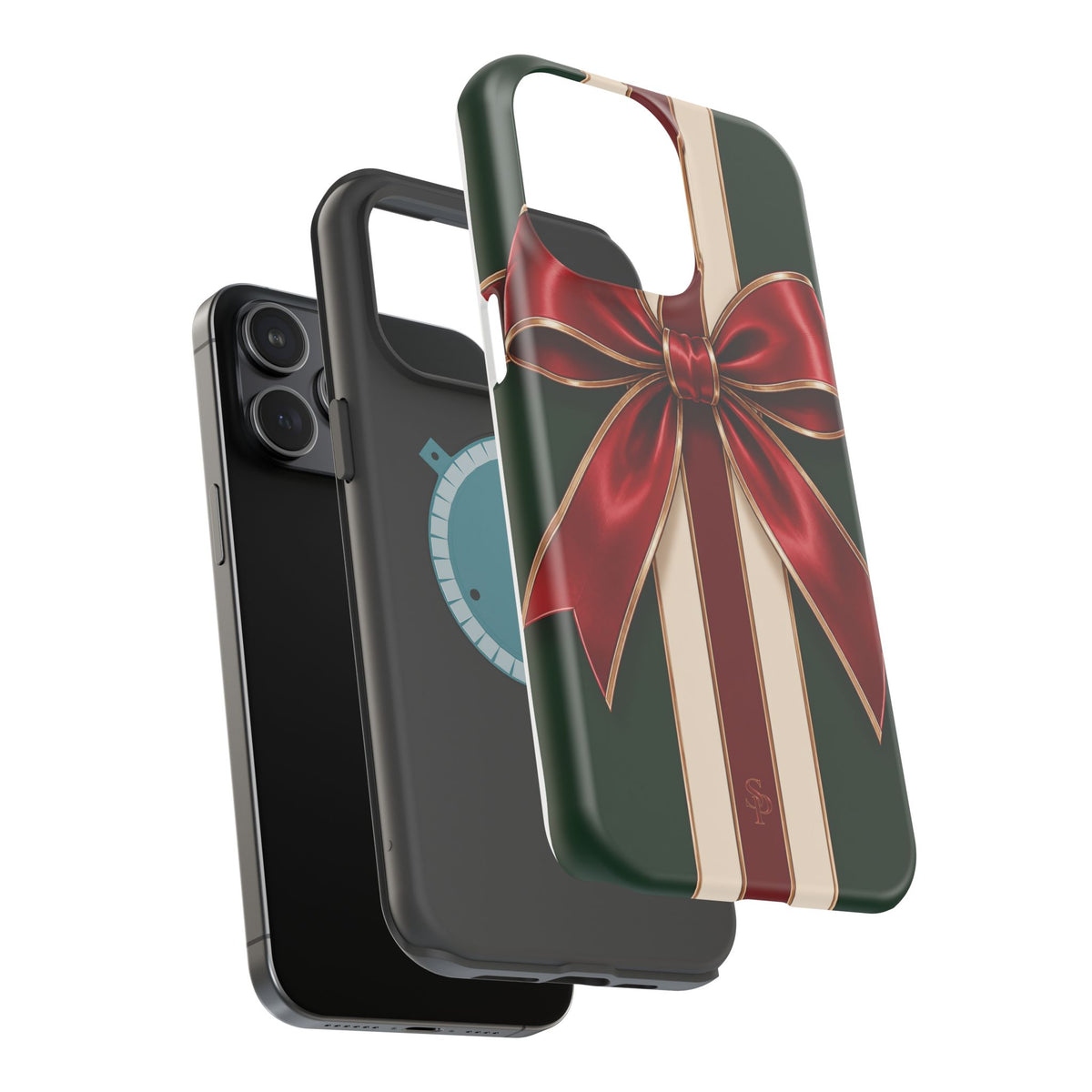 Christmas Gift Bow Magnetic Phone Case