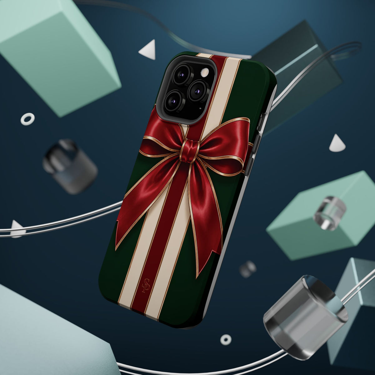 Christmas Gift Bow Magnetic Phone Case