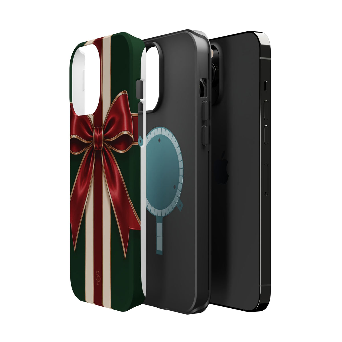 Christmas Gift Bow Magnetic Phone Case