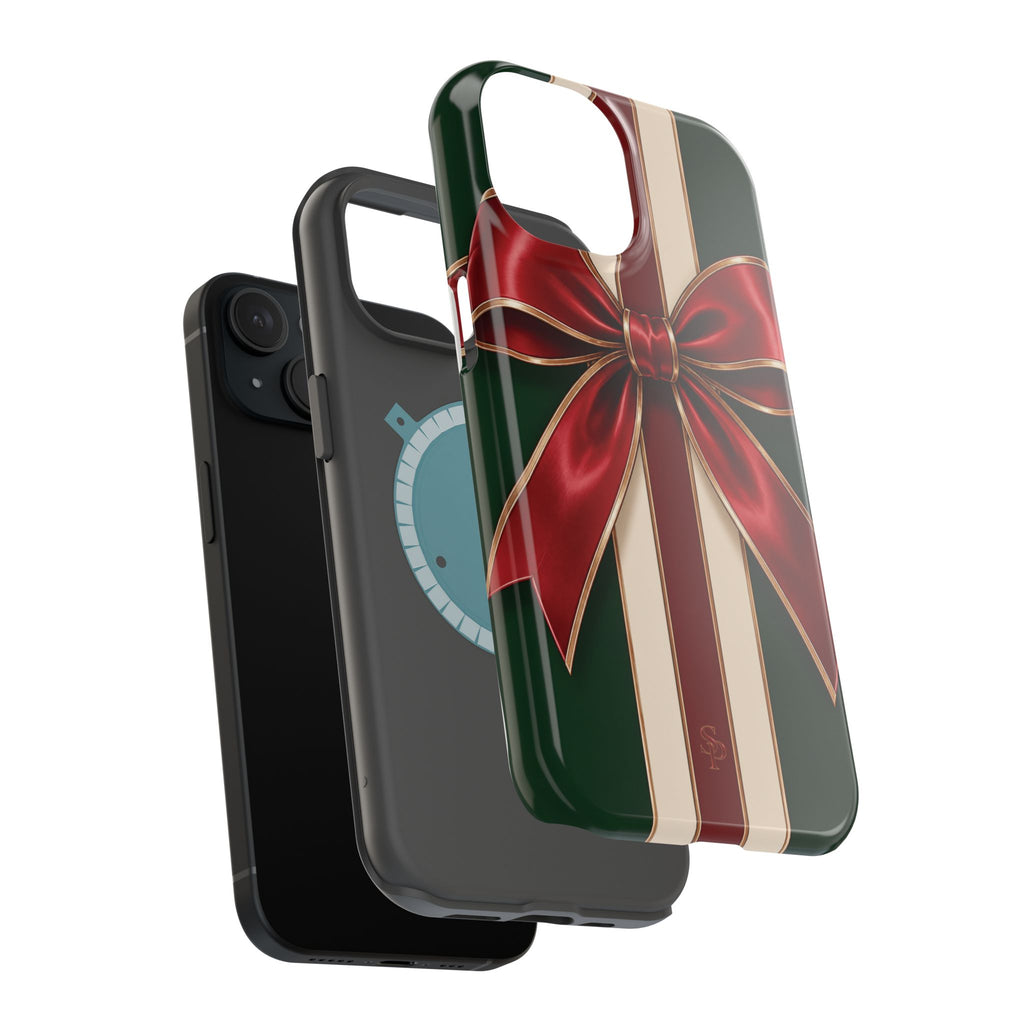 Christmas Gift Bow Magnetic Phone Case