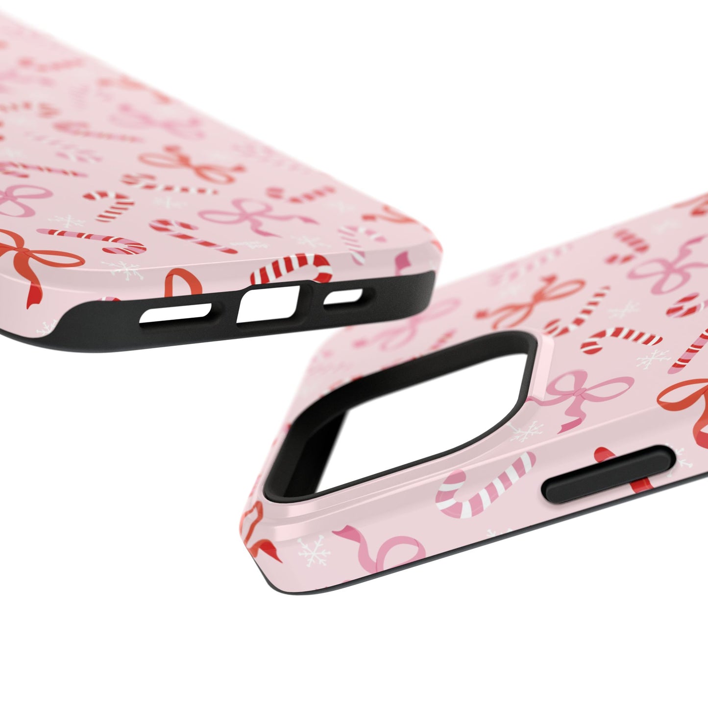 Candy Cane Impact-Resistant Phone Case - Limited Edition