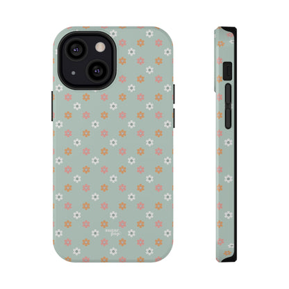 Floral Smiley Impact-Resistant Cases