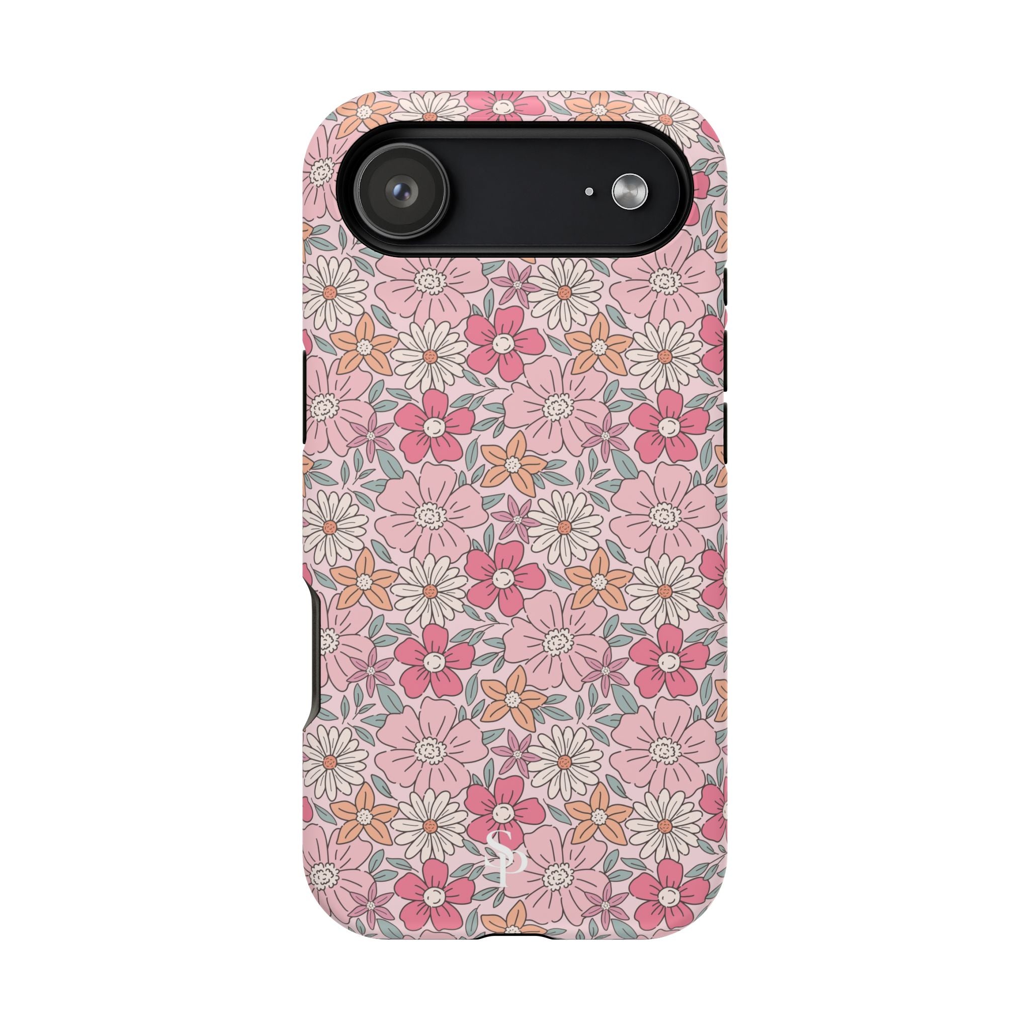 Pink Flowers Impact-Resistant Case