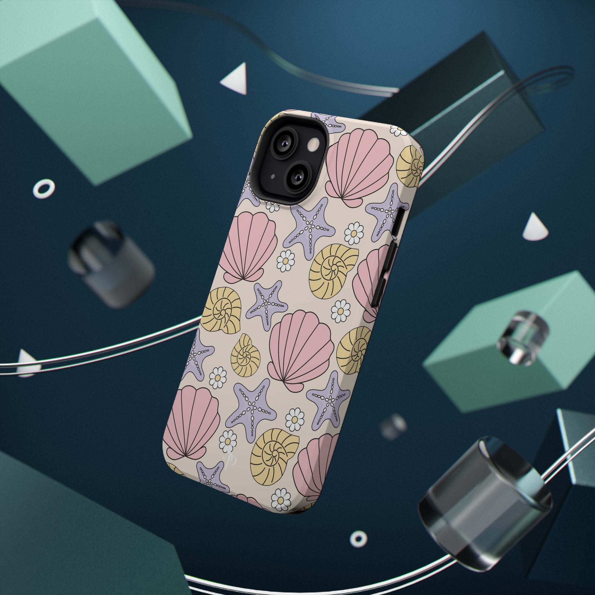 Coastal Shells Impact-Resistant Phone Case