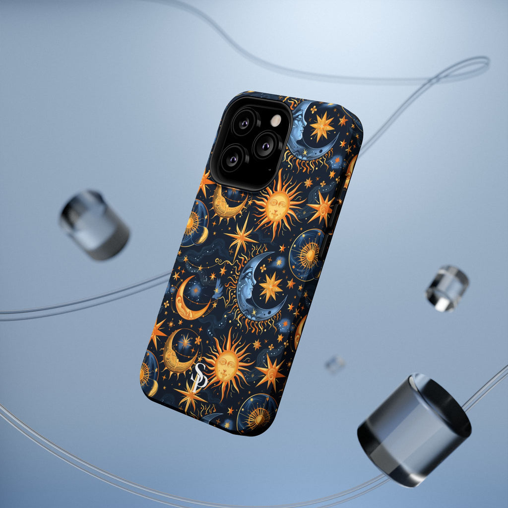 Celestial Sun and Moon Impact-Resistant Phone Case
