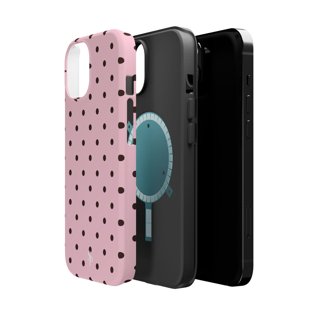 Pink Polka Dot Magnetic Case