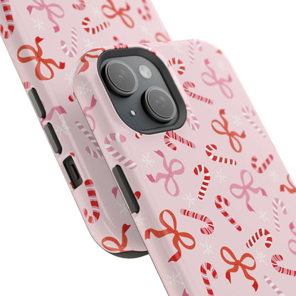 Candy Cane Impact-Resistant Phone Case - Limited Edition