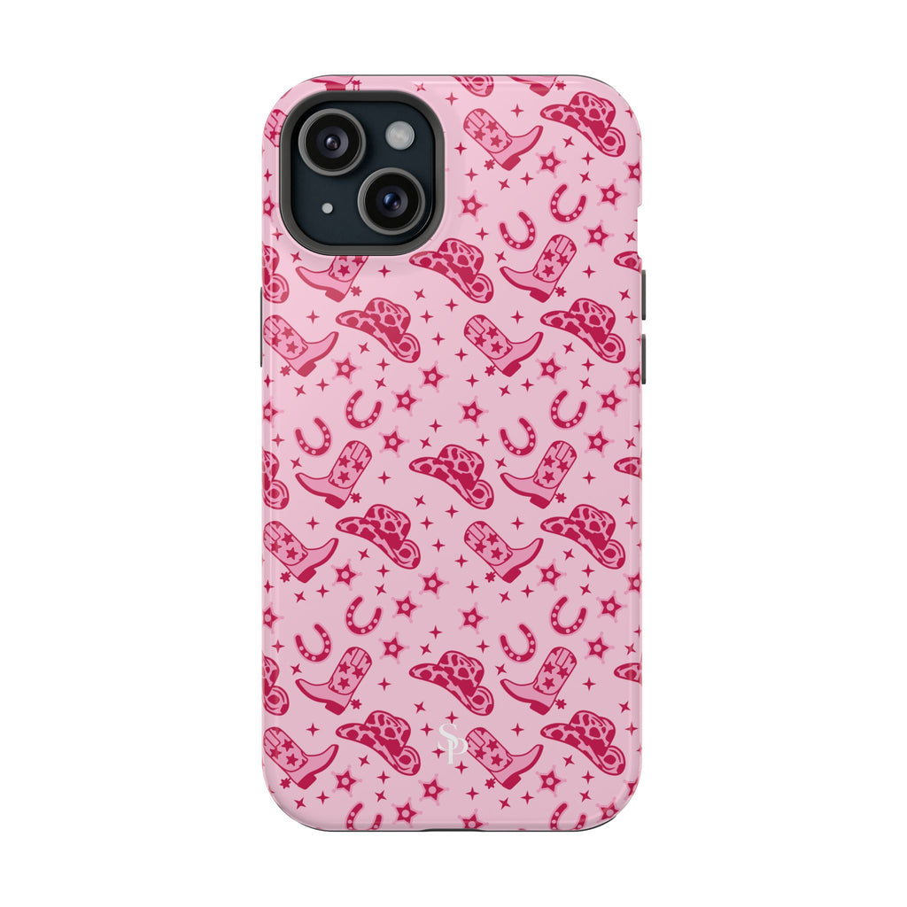 Pink Cowgirl Impact-Resistant Case