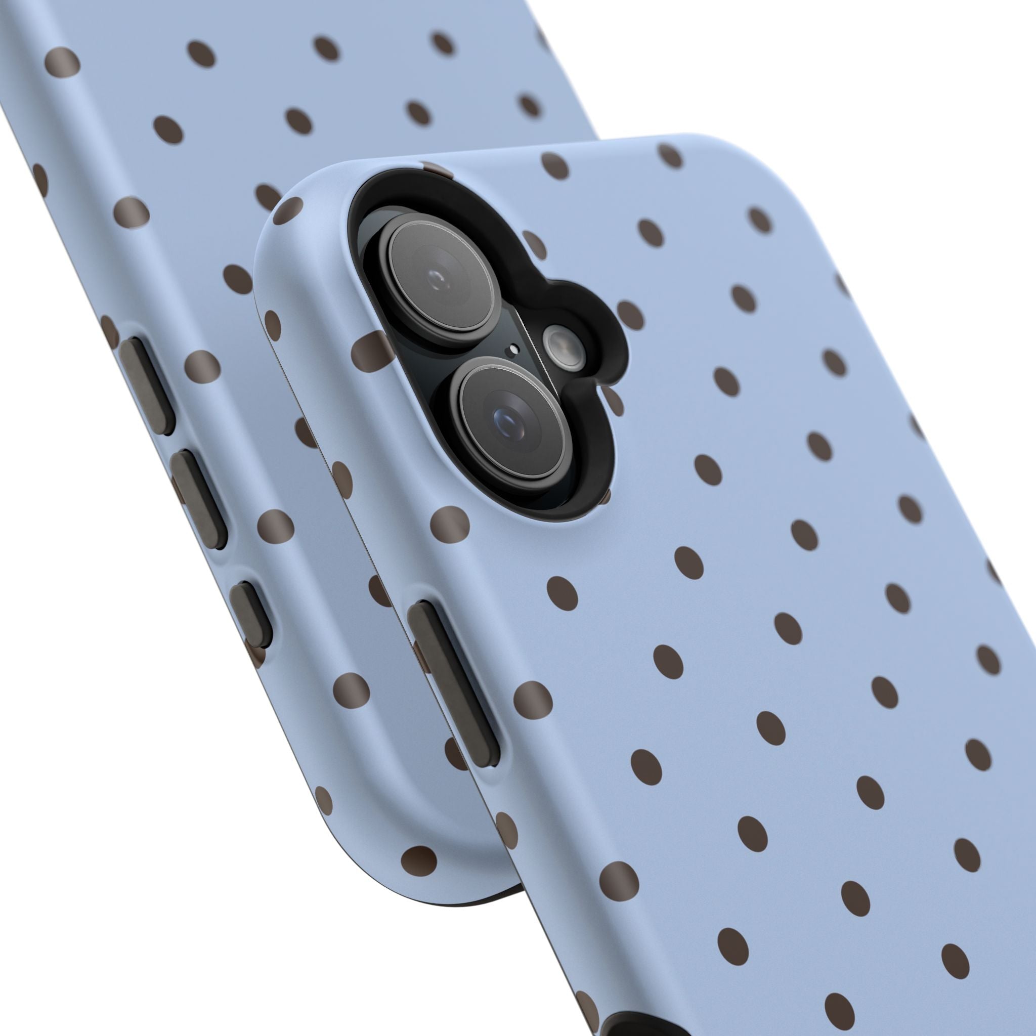 Blue Polka Dot Magnetic Impact Phone Case