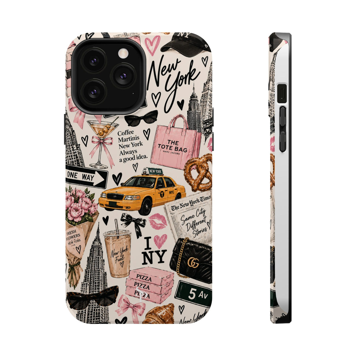 Pink New York Magnetic Phone Case