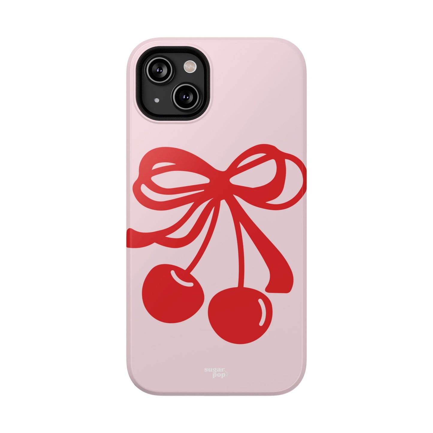 Cherry Bow Impact-Resistant Phone Case