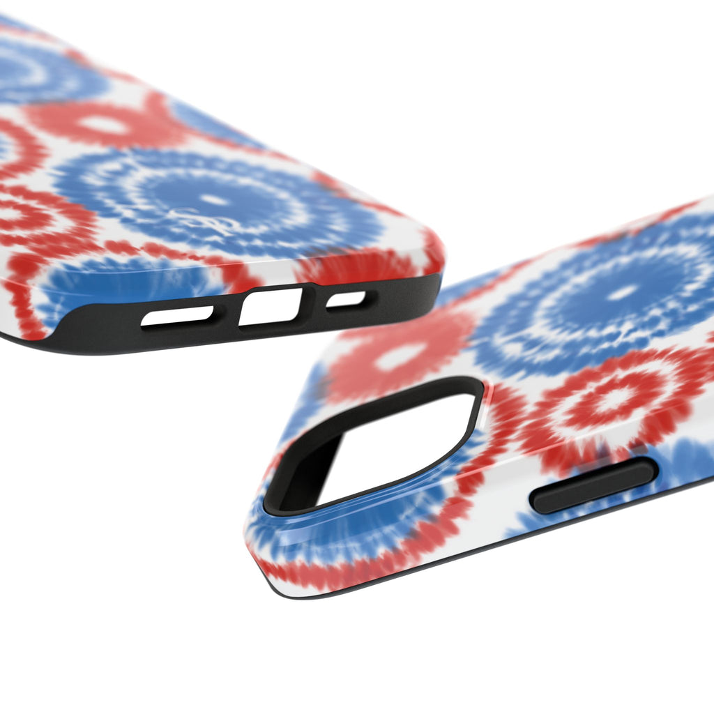 Patriotic Tie Dye Impact Resistant Phone Case