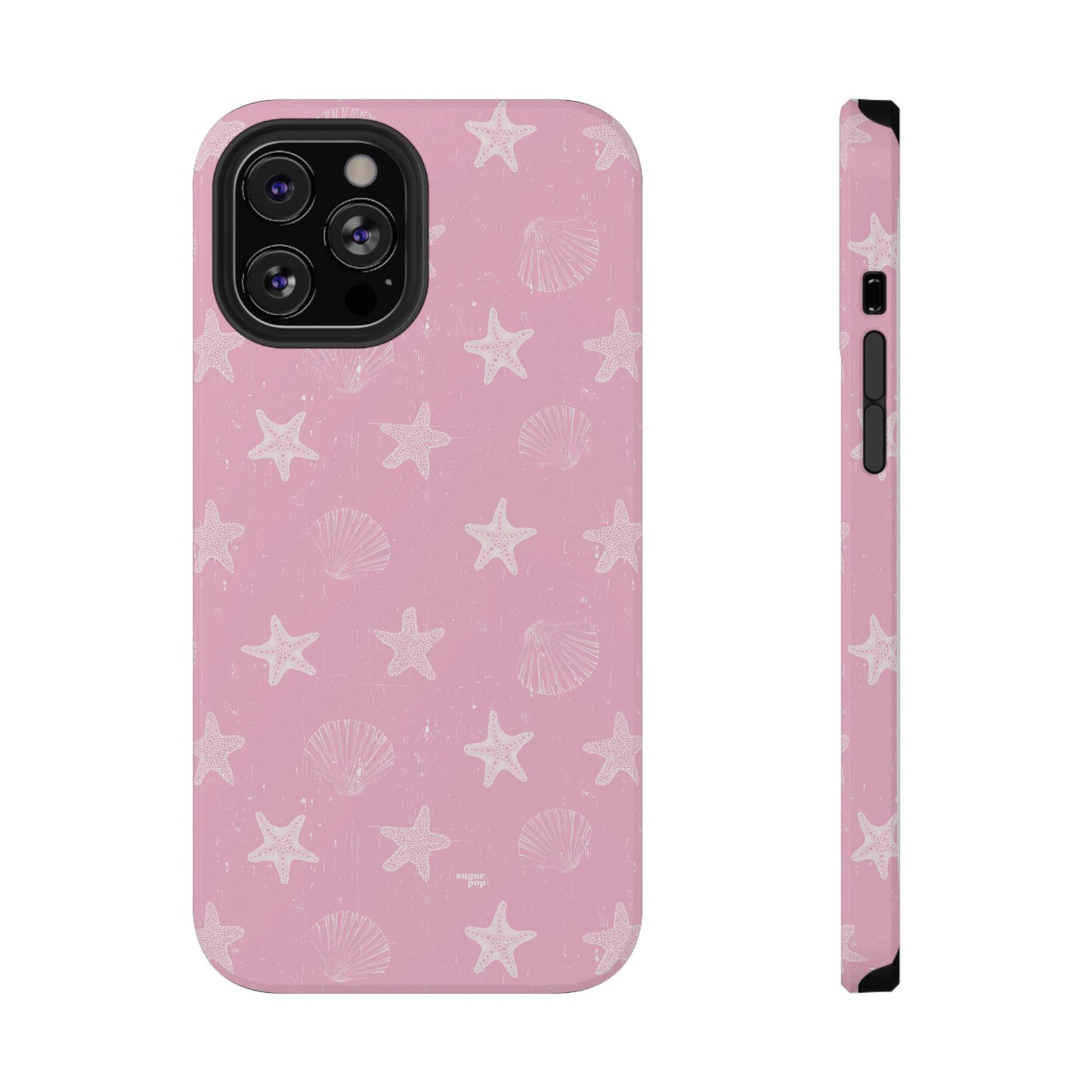 Pink Coastal Impact-Resistant Phone Case