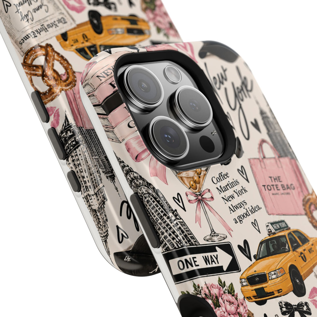Pink New York Magnetic Phone Case