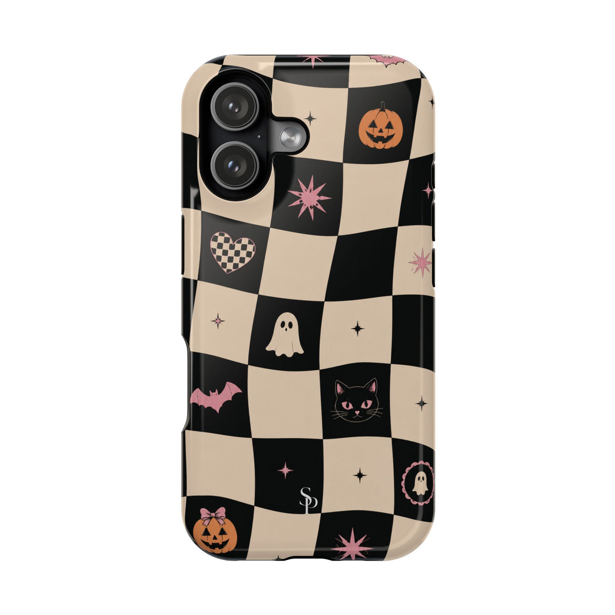Halloween Checkerboard Magnetic Phone Case