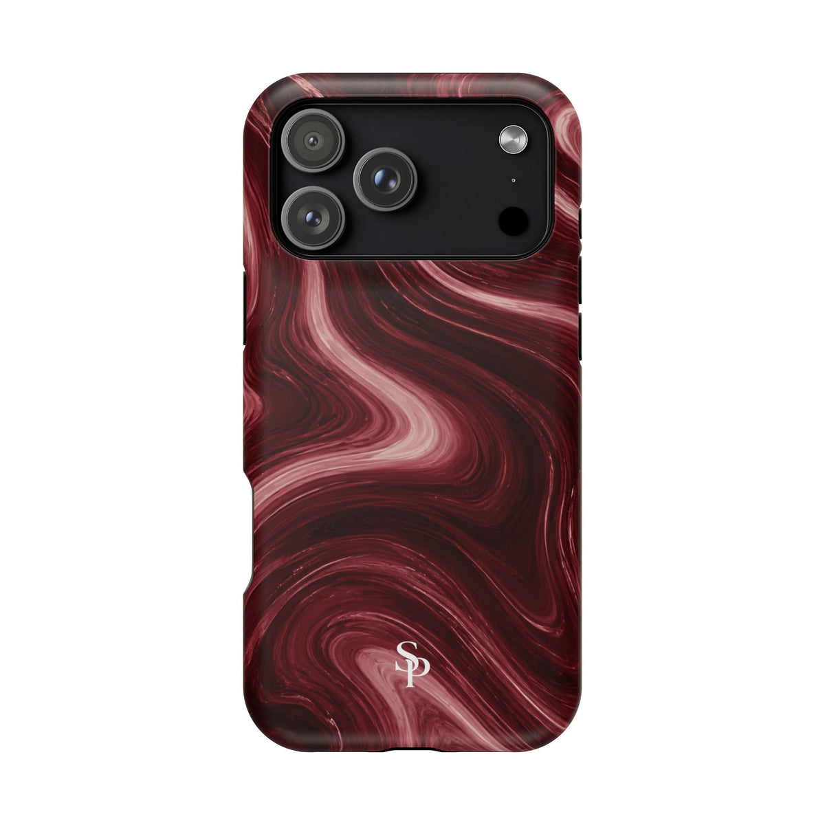 Burgundy Marble Magnetic Phone Case
