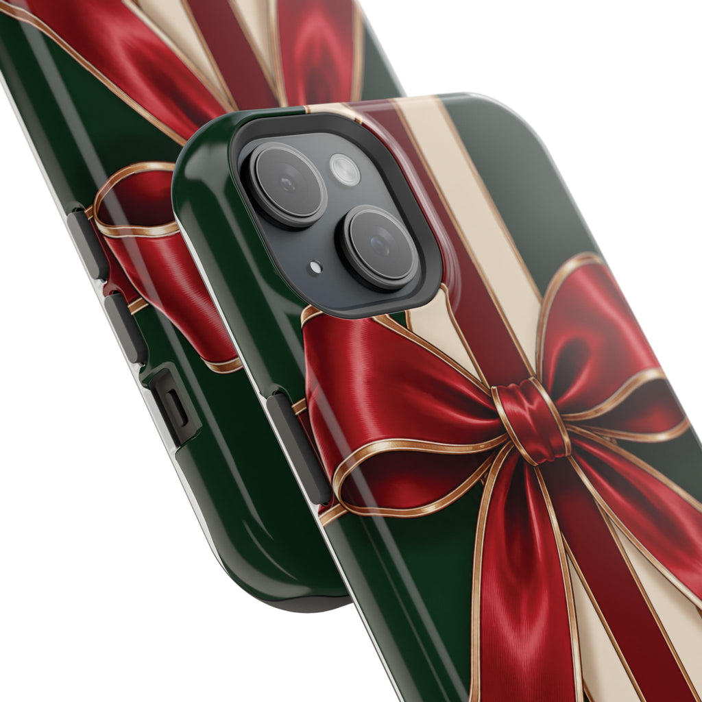 Christmas Gift Bow Magnetic Phone Case