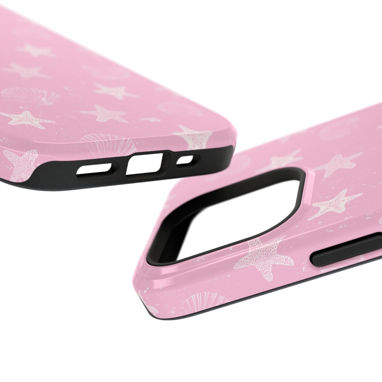 Pink Coastal Impact-Resistant Phone Case