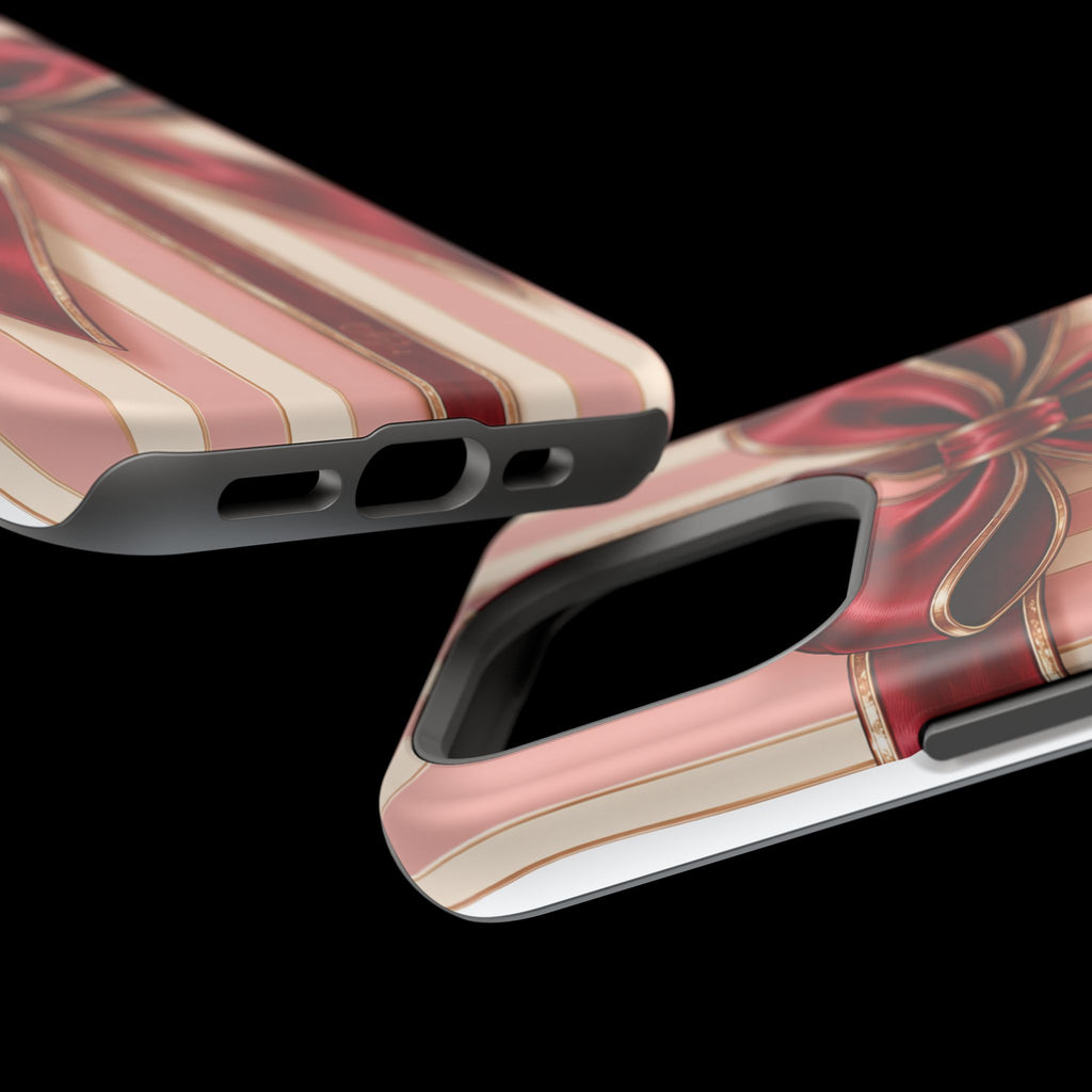 Red Bow Gift Wrap Magnetic Phone Case