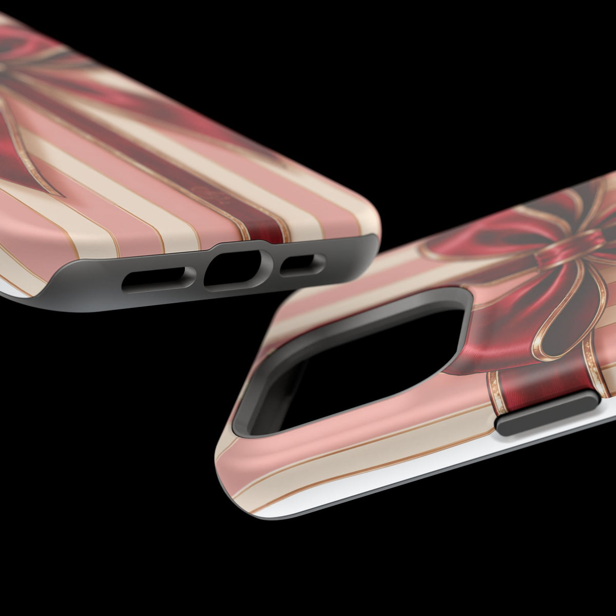 Red Bow Gift Wrap Magnetic Phone Case