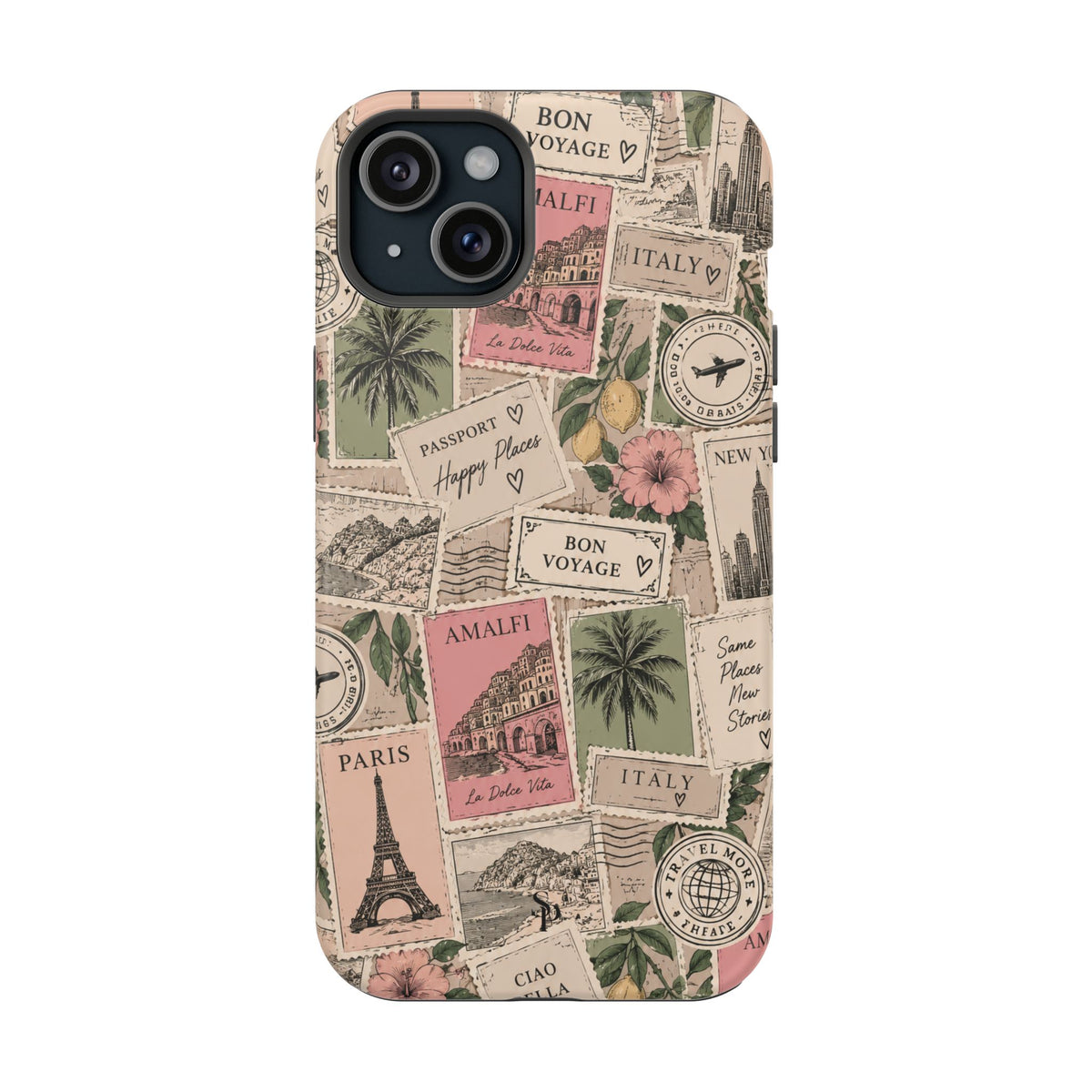 Travel Passport Stamp Magnetic Case