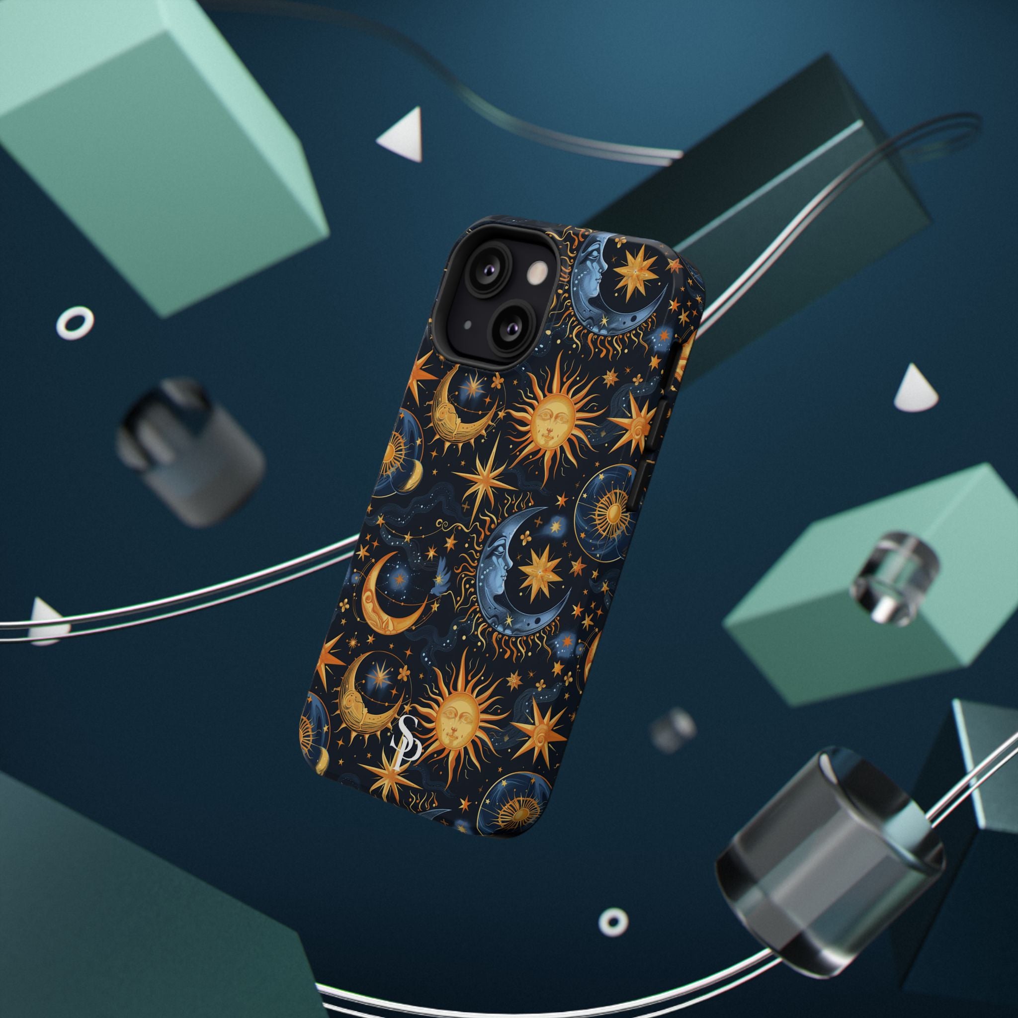 Celestial Sun and Moon Impact-Resistant Phone Case