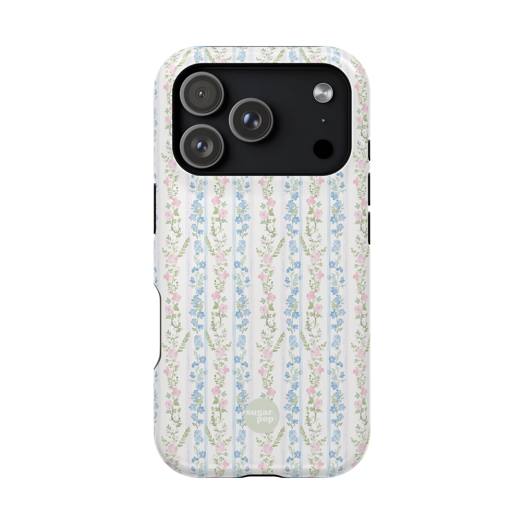 Pastel Floral Pattern Magnetic Tough Case