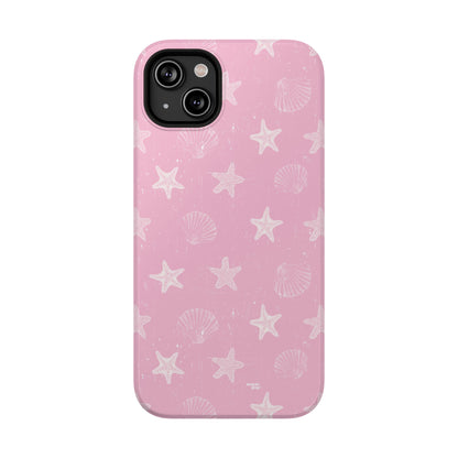 Pink Coastal Impact-Resistant Phone Case