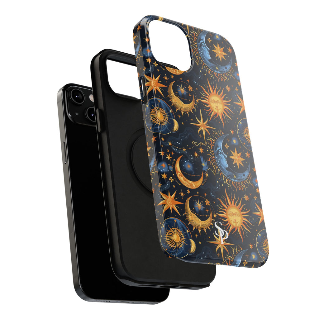 Celestial Sun and Moon Impact-Resistant Phone Case
