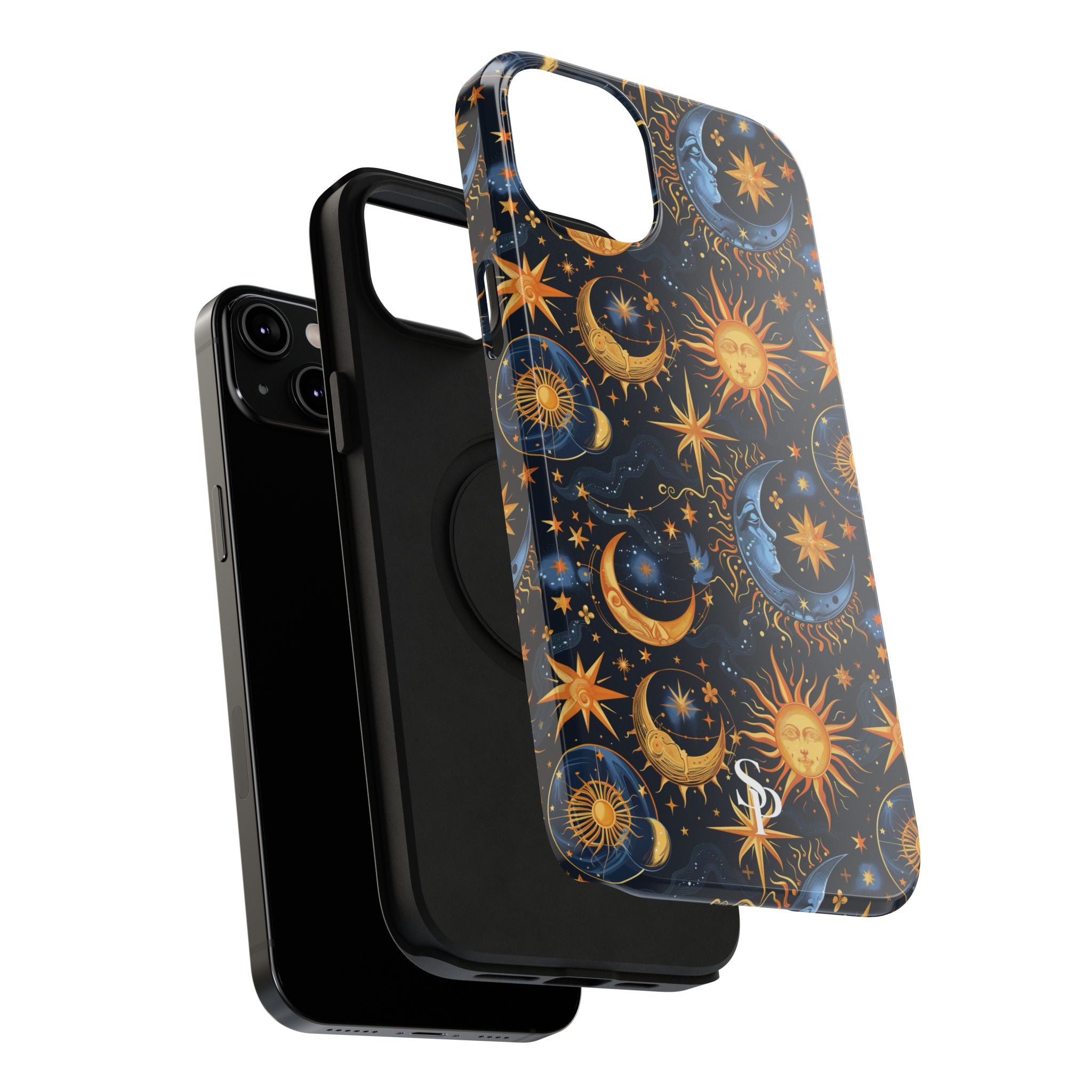 Celestial Sun and Moon Impact-Resistant Phone Case