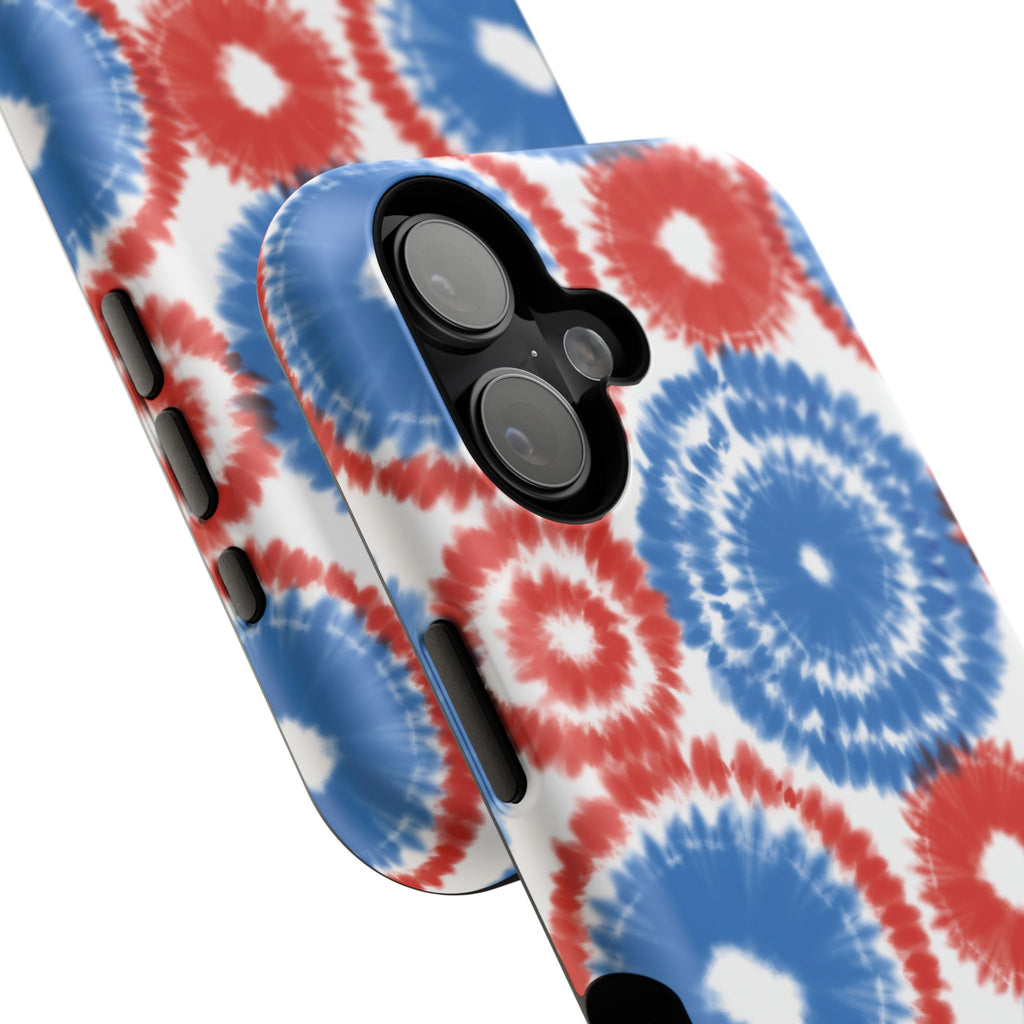 Patriotic Tie Dye Impact Resistant Phone Case